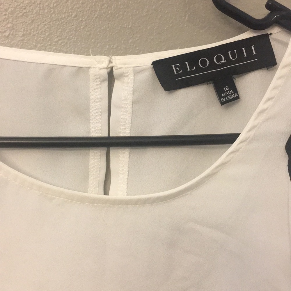 Eloquii Ruffle top - Picture 3 of 3